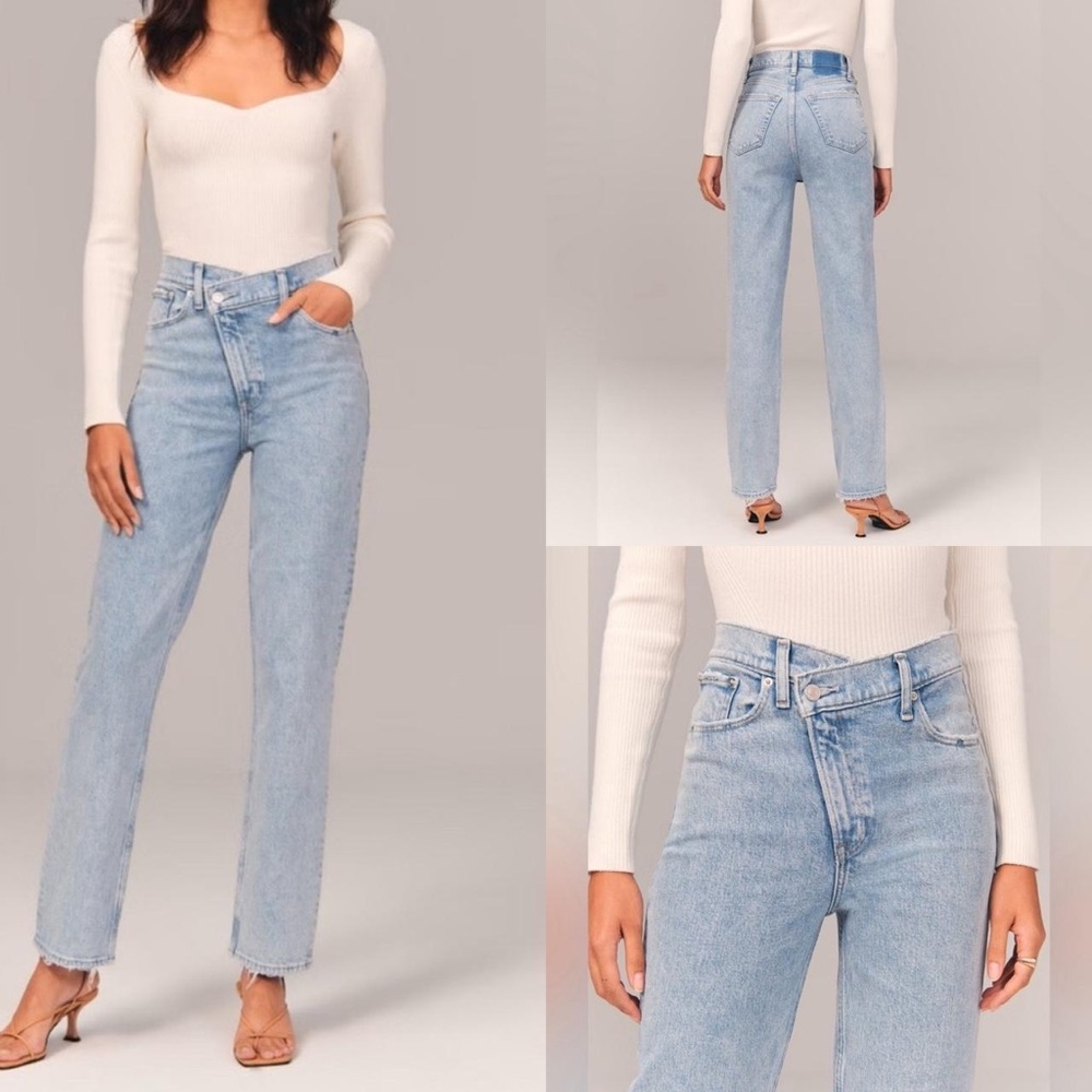 Abercrombie and Fitch 90 Street ultra high-rise curve love